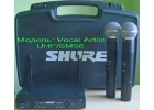 Микрофон SHURE SM58 V/A радиосистема 2 мик.кейс.магазин( не рынок - важно!)